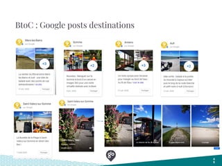 BtoC : Google posts destinations
4
5
 