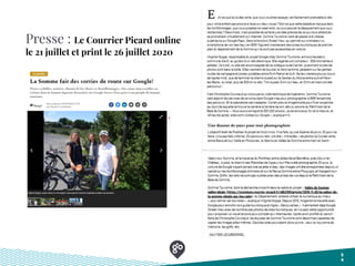 Presse : Le Courrier Picard online
le 21 juillet et print le 26 juillet 2020
5
4
 