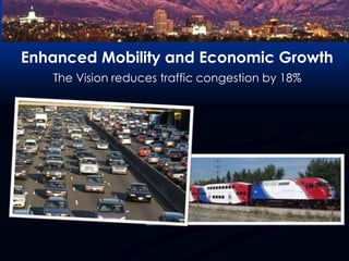 Enhanced Mobility and Economic GrowthThe Vision reduces traffic congestion by 18% 
