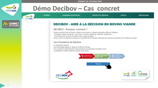 Démo Decibov – Cas concret
SOMMET DE L'ELEVAGE 2023
7
 