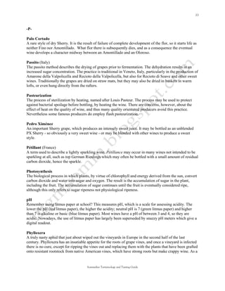 Recioto Method Wine Industry Glossary | PDF