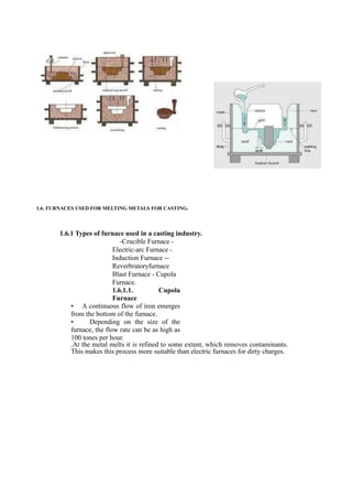 Cating Inprocess Report A Project report on metal casting process | PPTX