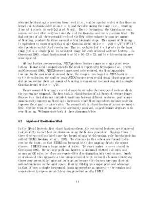 cati on m s. A T X
       , hi                                                                       odel     RE
benchm em ated the condi ti ons under w ch others benchm
        arks ul                                 hi                  arked thei r al gori thms
on B rodatz textures. Asi ngl e tri al of on-l i ne i ncrem  ental category l earni ng by A T X
                                                                                           RE
can outperf ormanother l eadi ng m ' s o-l i ne batchl earni ng usi ng a com ex rul e-based
                                   odel                                        pl
system(G   reenspan, 1996; G  reenspan et al., 1994). A T Xal so outperf orm K
                                                         RE                    s -nearest
nei ghbor m s i n both accuracy anddata com
            odel                                 pressi on, andm ti l ayer perceptrons (back
                                                                 ul
propagati on) i n both accuracy and processi ng ti m  e.
   T cl assi  