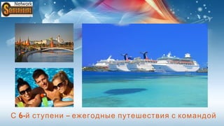 С 6-й ступени – ежегодные путешествия с командой
 
