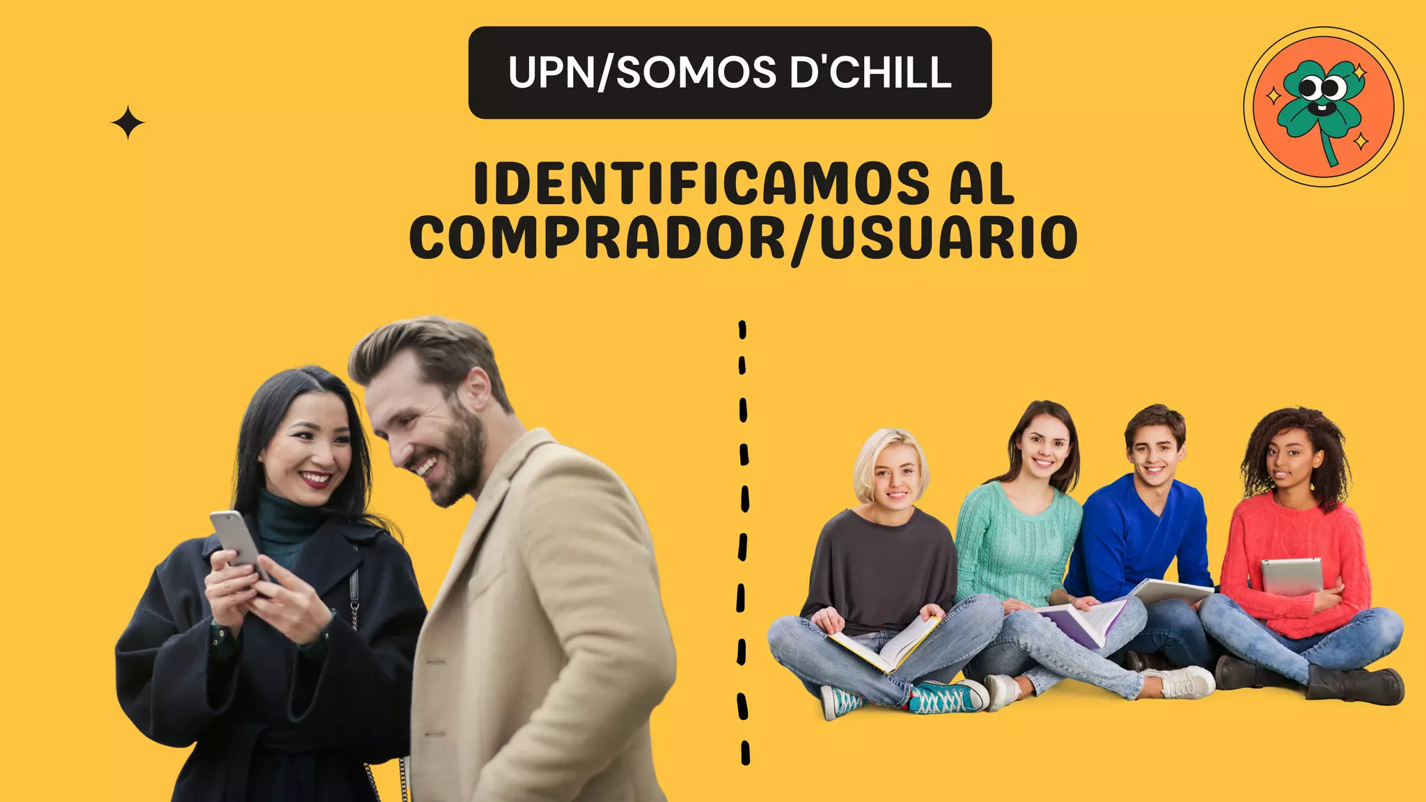 IDENTIFICAMOS AL
COMPRADOR/USUARIO
UPN/SOMOS D'CHILL
 