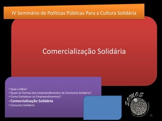 Trocas SolidáriasEconomia Solidária: Como se Faz?2