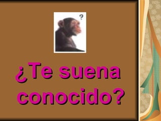¿Te suena conocido? 