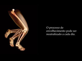 O processo de envelhecimento pode ser neutralizado a cada dia.  