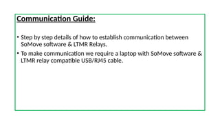 SoMove Software Application for LTMR Relays.pptx