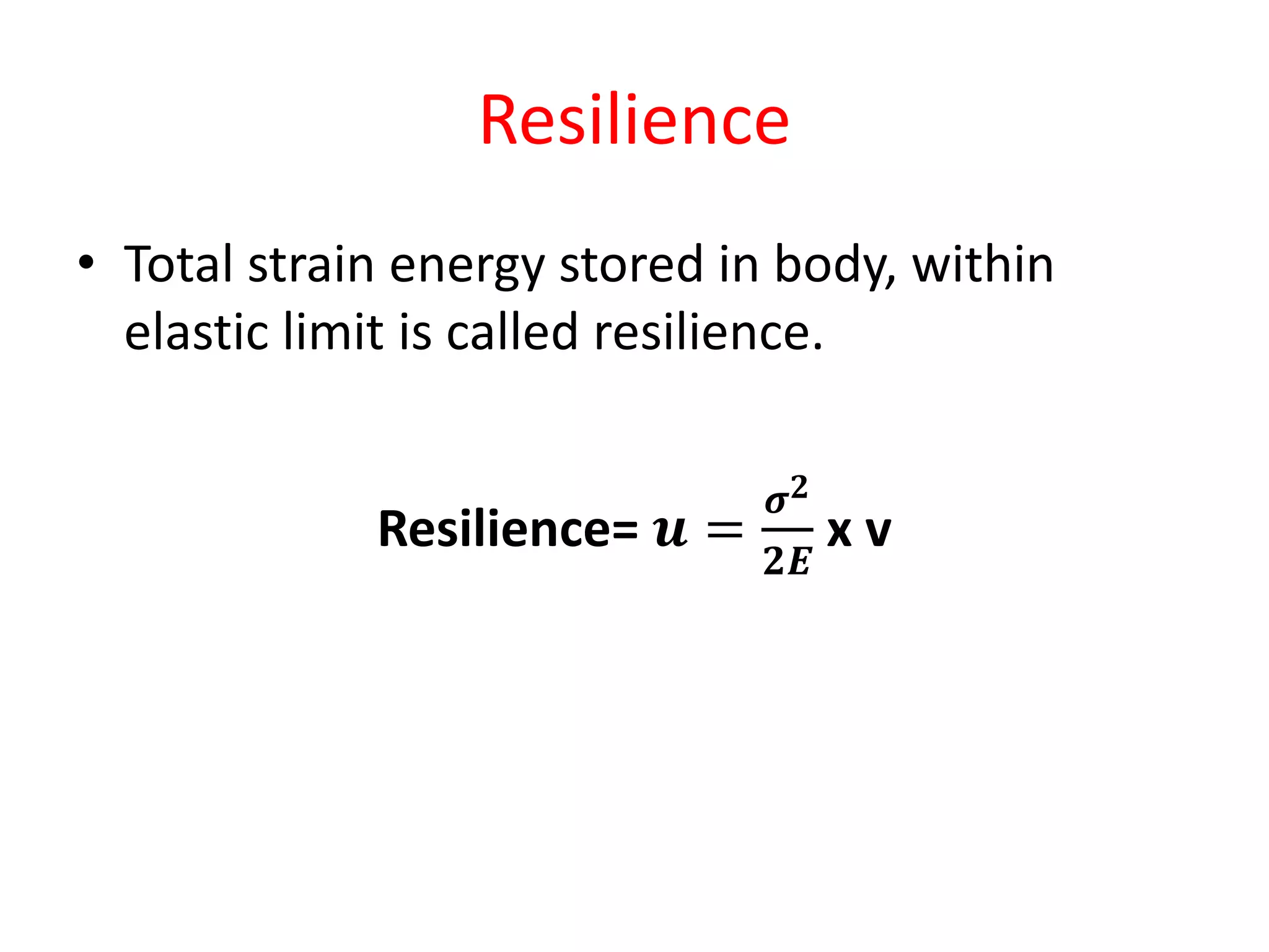 STRAIN ENERGY CONCEPT STRENGTH OF MATERIAL PPT