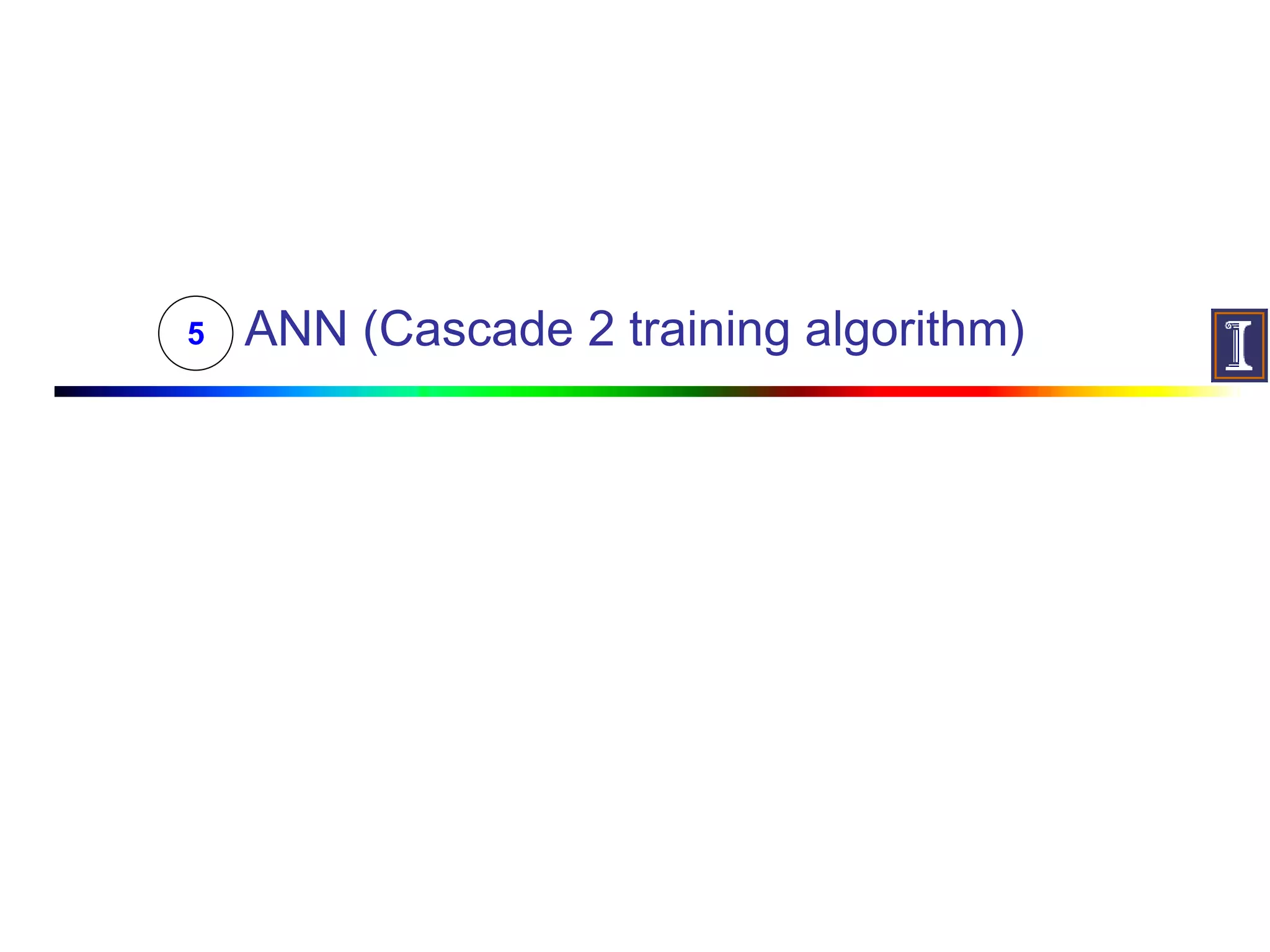 Self Organizing Feature Map(SOM), Topographic Product, Cascade 2 ...