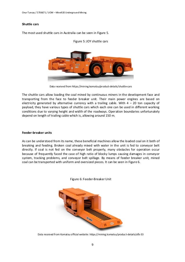 Underground Coal Mining Study