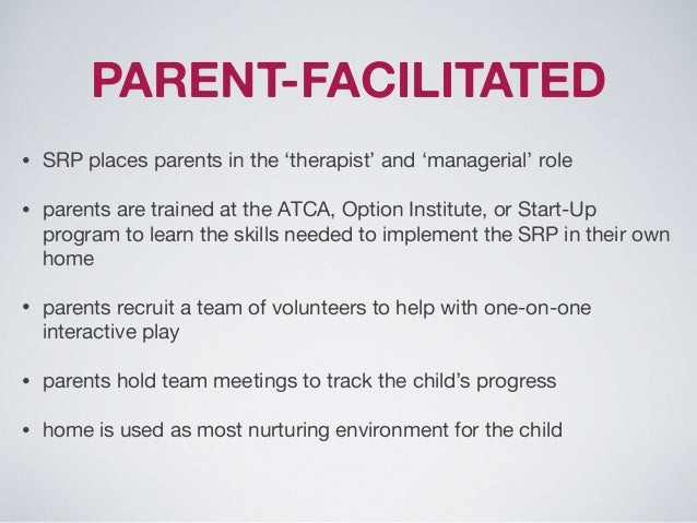 Son rise program for autism