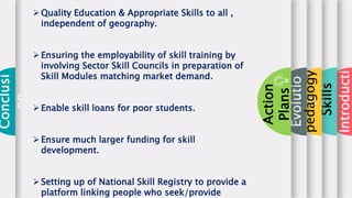 Education,Employment and skill development | PPTX