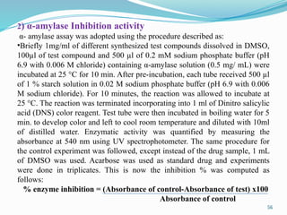 Design and synthesis of novel alpha glucodiase and alpha amylase.pptx