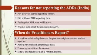 Methods, ADR reporting and Tools used in Pharmacovigilance | PPTX