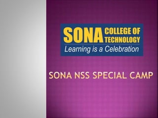 Sona NSS Special Camp