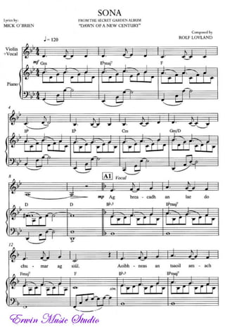 Sona piano+violin