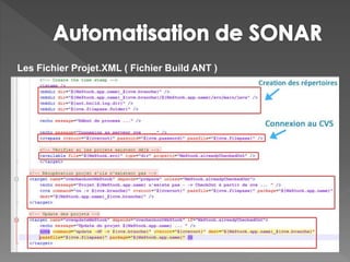 Les Fichier Projet.XML ( Fichier Build ANT )
 