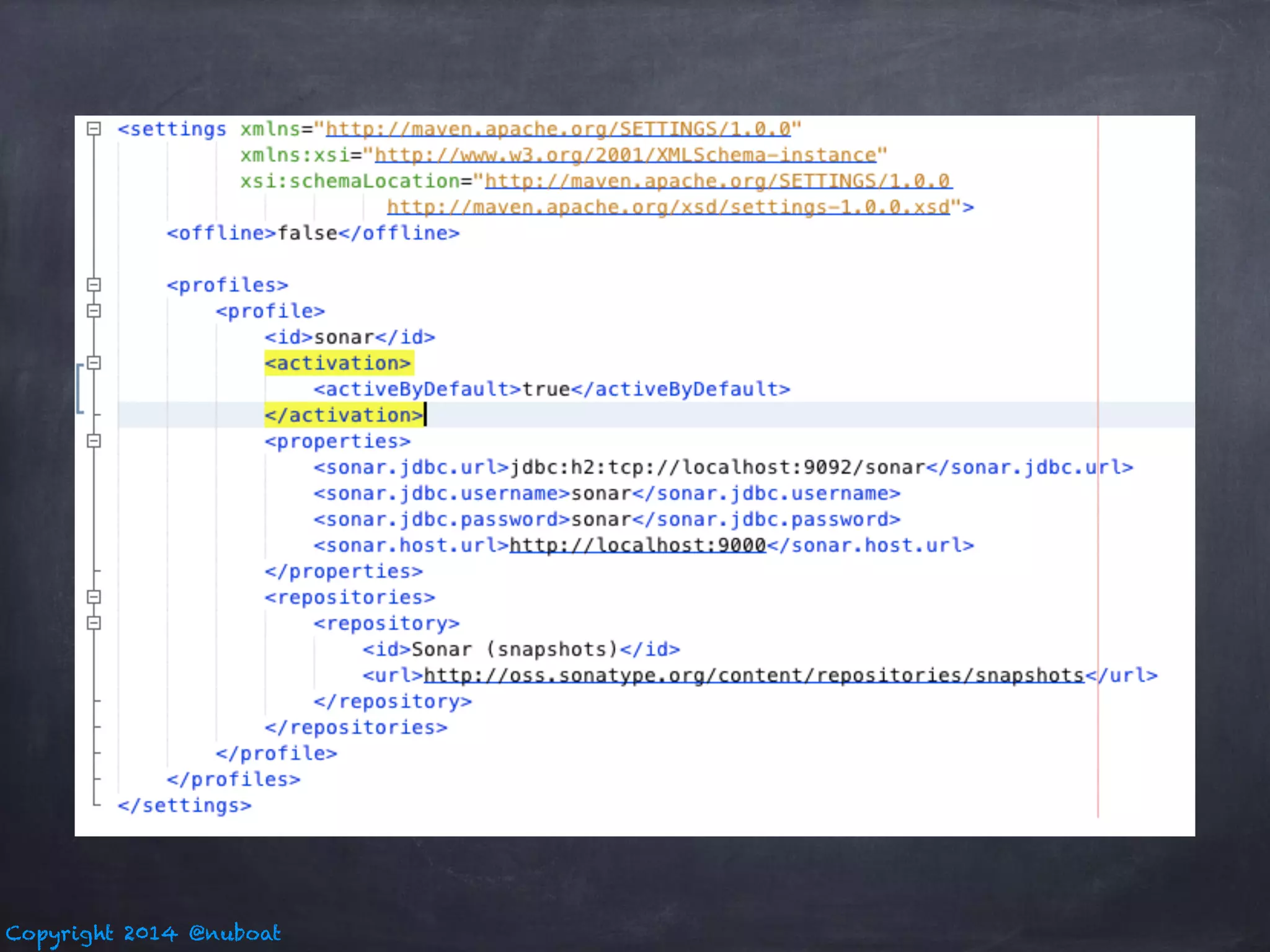 Copyright 2014 @nuboat 
 