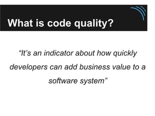 SonarQube Overview