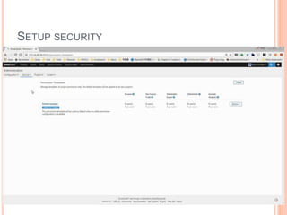 SETUP SECURITY
24
 