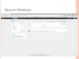 QUALITY PROFILES
37
 
