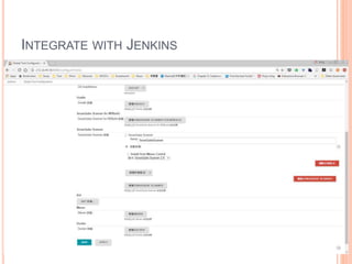 SONARQUBE SCANNER FOR
MSBUILD
52
 