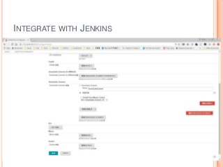 INTEGRATE WITH JENKINS
61
 