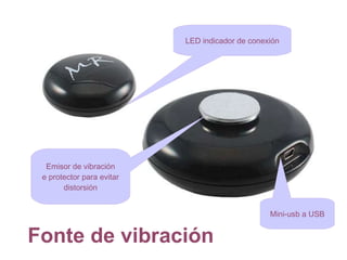 Emisor de vibración e protector para evitar distorsión Mini-usb a USB LED indicador de conexión 