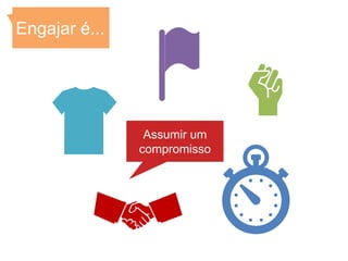 Engajar é...




                Assumir um
               compromisso
 