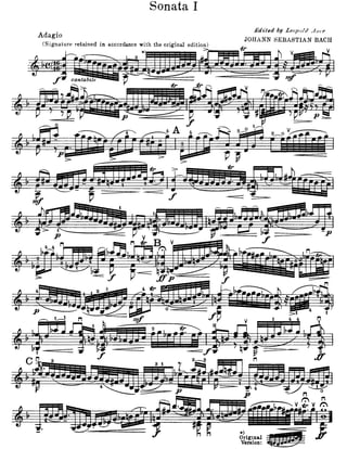 Sonata no.1 em sol menor bwv 1001