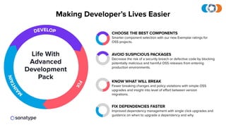 Making Developer’s Lives Easier
CHOOSE THE BEST COMPONENTS
Smarter component selection with our new Exemplar ratings for
O...