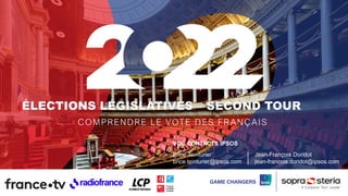 VOS CONTACTS IPSOS
Brice Teinturier
brice.teinturier@ipsos.com
Jean-François Doridot
jean-francois.doridot@ipsos.com
COMPR...