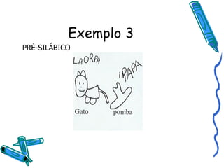 Exemplo 3 PRÉ-SILÁBICO 