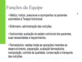 Funções da Equipe 
 