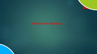 PASIVOS POR GRAVEDAD
 