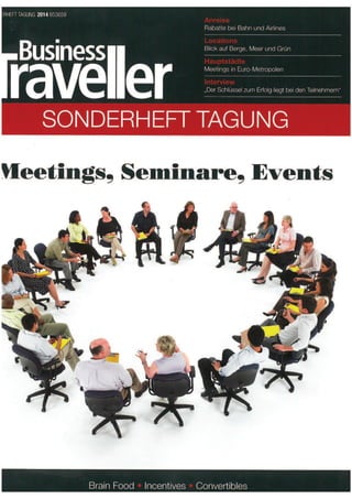 Business Traveller Sonderheft Tagung 2014