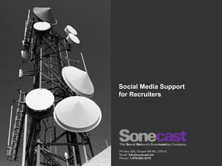Social Media Support for Recruiters 