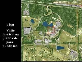 1 Km Visão possível na prática de pára-quedismo 