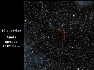 10 anos-luz Ainda apenas estrelas... 