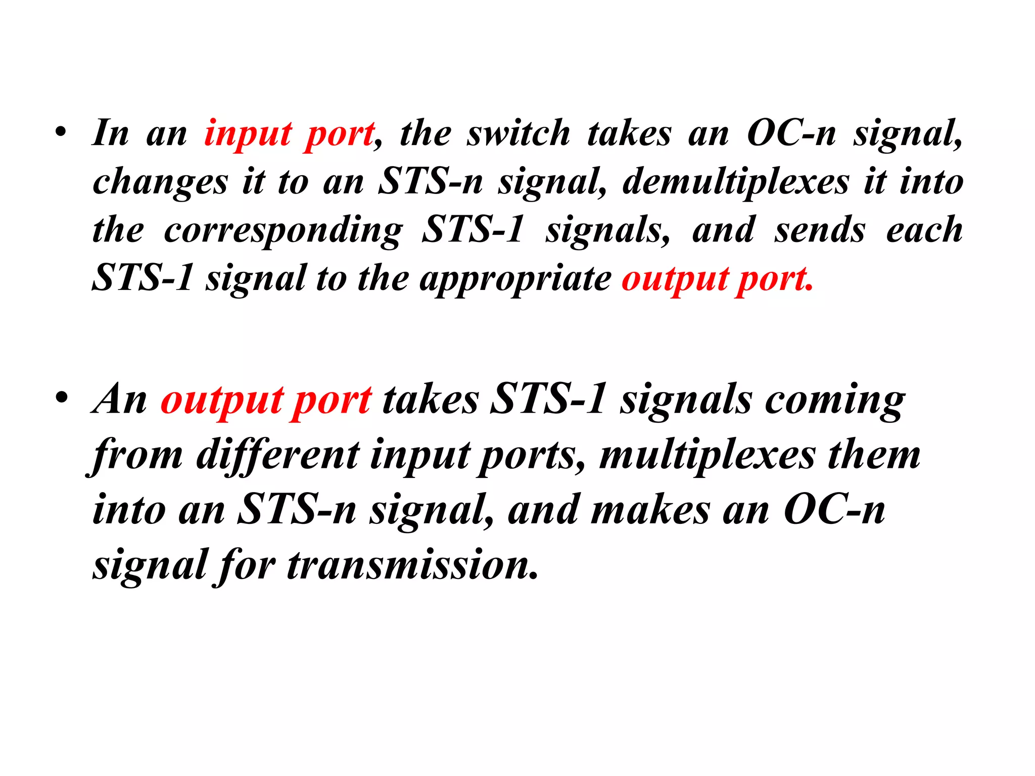 Synchronous optical networking (SONET) | PPT