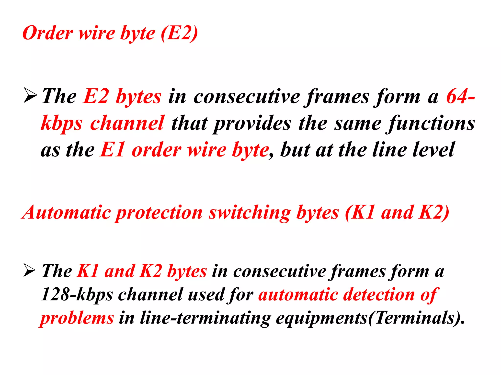 Synchronous optical networking (SONET) | PPT