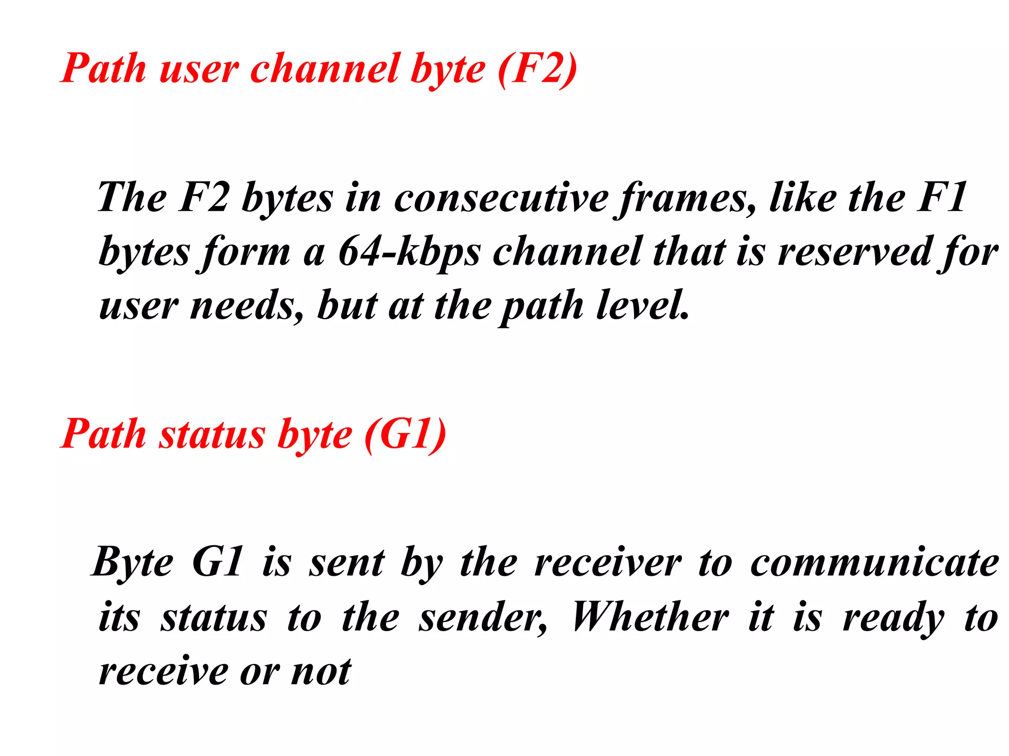Synchronous optical networking (SONET) | PPT