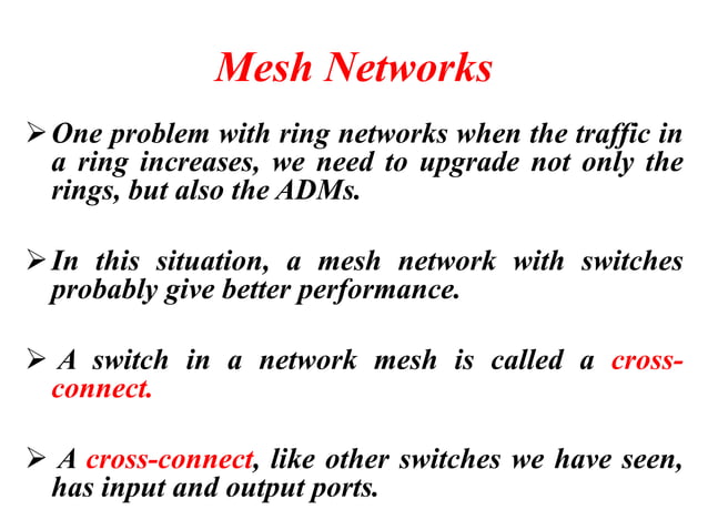 Synchronous optical networking (SONET) | PPT