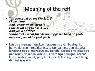 English Task X Sma Song Analysis Count One Me Bruno Mars
