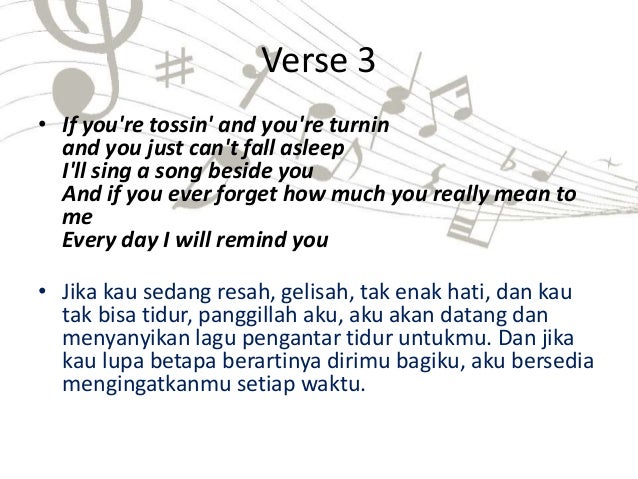 Teks Lagu Bruno Mars Count On Me - Terkait Teks