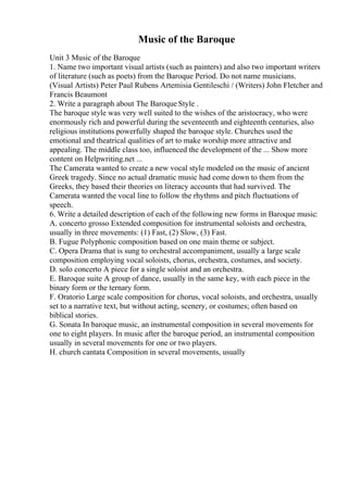Song Analysis Essay Example | PDF