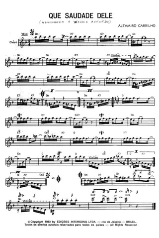 Songbook altamiro carrilho