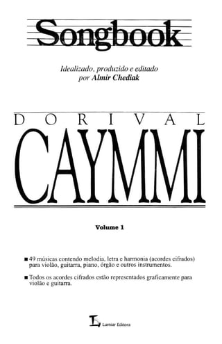 Song book dorival caymmi